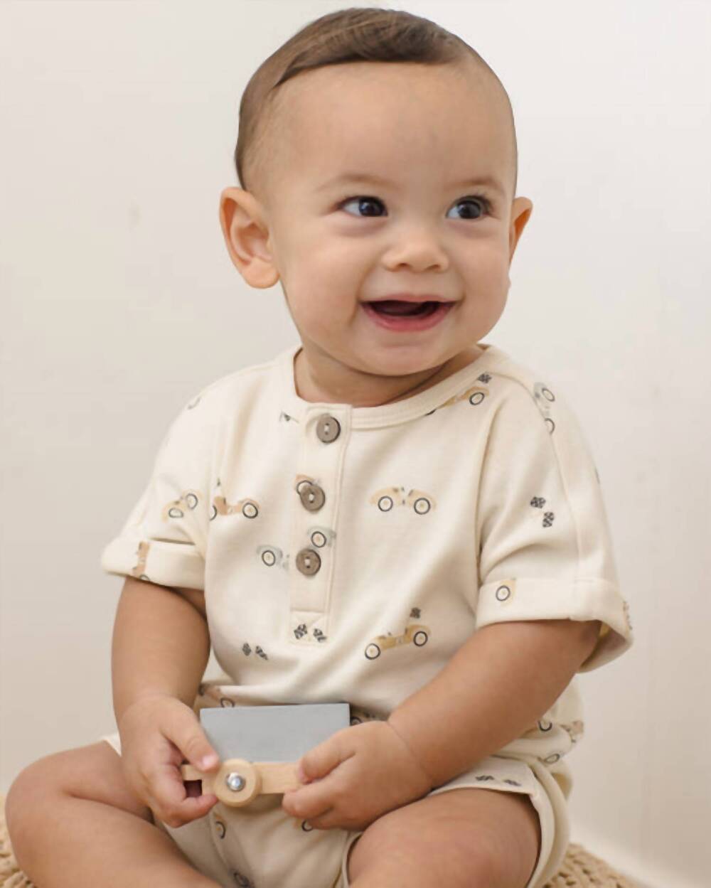 NEW QUINCY MAE kid's short sleeve one piece in race car